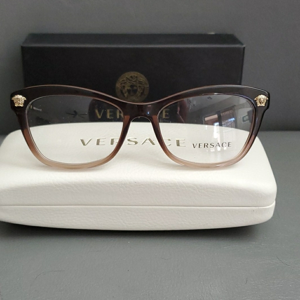 New Versace 3224 frames in two tone brown